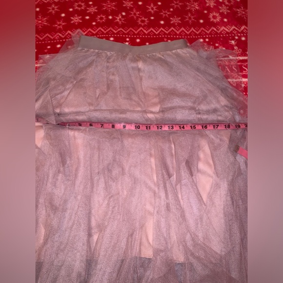 PRICE DROP! Pink Tulle Long Skirt - Picture 10 of 12